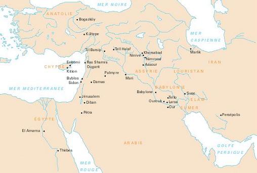 Mesopotamie geografisch